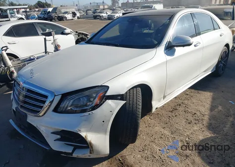 2019 Mercedes-Benz S 560 z USA, uszkodzony, nr VIN WDDUG8DB3KA474213